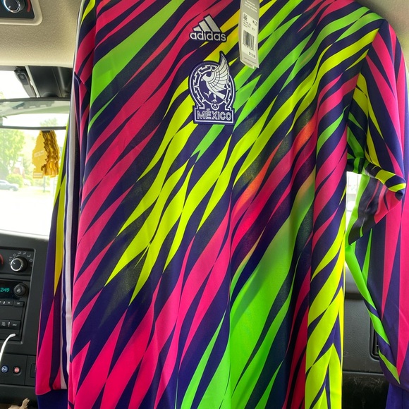 NWT ADIDAS MEXICO ICON GOALKEEPER JERSEY Men's Jorge Campos Tribute  2022 Medium - Picture 3 of 6